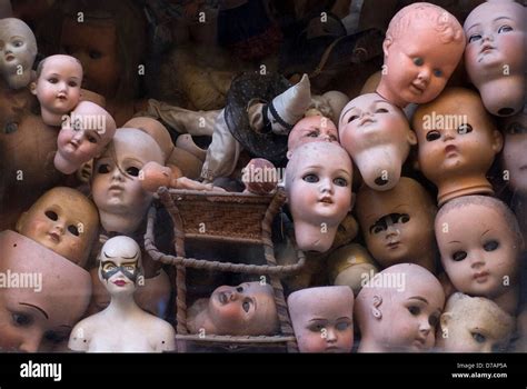 The eerie charms of vintage occult doll heads